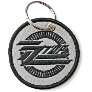 ZZPATKEY01 Circle Logo Patch Keychain Keyring